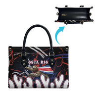 Costa Rica Leather Bag Flying Sloth - Wonder Print Shop