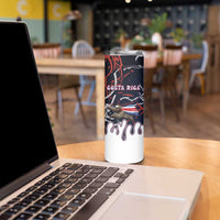 Personalized Costa Rica Skinny Tumbler Flying Sloth - Wonder Print Shop