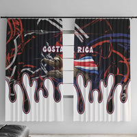 Costa Rica Window Curtain Flying Sloth - Wonder Print Shop