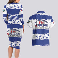 Cuba Couples Matching Long Sleeve Bodycon Dress and Hawaiian Shirt Cubano The Perfect Element - Wonder Print Shop