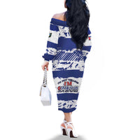 Cuba Family Matching Off The Shoulder Long Sleeve Dress and Hawaiian Shirt Cubano The Perfect Element - Wonder Print Shop