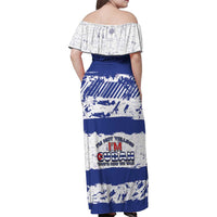 Cuba Family Matching Off Shoulder Maxi Dress and Hawaiian Shirt Cubano The Perfect Element - Wonder Print Shop