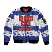 Cuba Sleeve Zip Bomber Jacket Cubano The Perfect Element - Wonder Print Shop