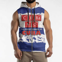 Cuba Sleeveless Zip Hoodie Cubano The Perfect Element - Wonder Print Shop