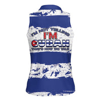 Cuba Women Sleeveless Polo Shirt Cubano The Perfect Element - Wonder Print Shop