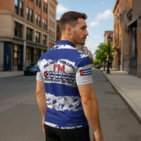 Cuba Zipper Polo Shirt Cubano The Perfect Element - Wonder Print Shop