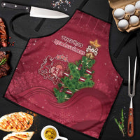 Latvia Christmas Apron Xmas Tree Latvija - Wonder Print Shop