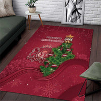 Latvia Christmas Area Rug Xmas Tree Latvija - Wonder Print Shop