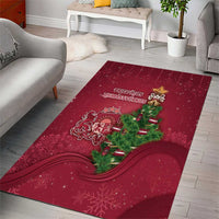 Latvia Christmas Area Rug Xmas Tree Latvija - Wonder Print Shop