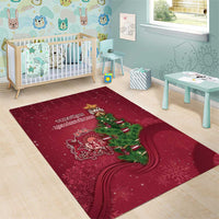 Latvia Christmas Area Rug Xmas Tree Latvija - Wonder Print Shop