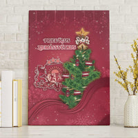Latvia Christmas Canvas Wall Art Xmas Tree Latvija - Wonder Print Shop