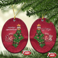 Latvia Christmas Ceramic Ornament Xmas Tree Latvija - Wonder Print Shop