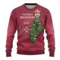 Latvia Christmas Ugly Christmas Sweater Xmas Tree Latvija - Wonder Print Shop