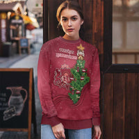 Latvia Christmas Ugly Christmas Sweater Xmas Tree Latvija - Wonder Print Shop