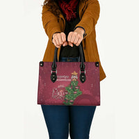Latvia Christmas Leather Bag Xmas Tree Latvija - Wonder Print Shop