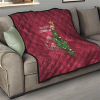 Latvia Christmas Quilt Xmas Tree Latvija - Wonder Print Shop