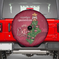 Latvia Christmas Spare Tire Cover Xmas Tree Latvija - Wonder Print Shop