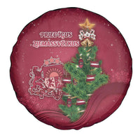 Latvia Christmas Spare Tire Cover Xmas Tree Latvija - Wonder Print Shop