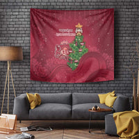Latvia Christmas Tapestry Xmas Tree Latvija - Wonder Print Shop