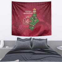 Latvia Christmas Tapestry Xmas Tree Latvija - Wonder Print Shop