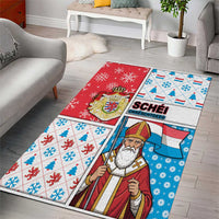 Luxembourg Christmas Area Rug Kleeschen With Xmas Patterns - Wonder Print Shop