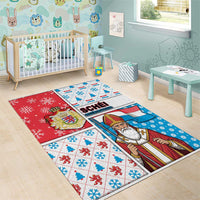 Luxembourg Christmas Area Rug Kleeschen With Xmas Patterns - Wonder Print Shop