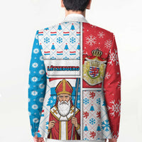 Luxembourg Christmas Blazer Kleeschen With Xmas Patterns - Wonder Print Shop