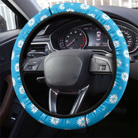 Luxembourg Christmas Steering Wheel Cover Kleeschen With Xmas Patterns - Wonder Print Shop