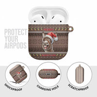 Donkey Christmas AirPods Case Merry Kiss My Ass - Wonder Print Shop