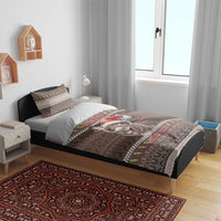 Donkey Christmas Bedding Set Merry Kiss My Ass - Wonder Print Shop