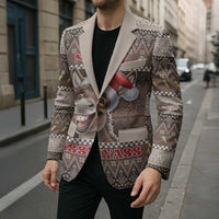 Donkey Christmas Blazer Merry Kiss My Ass - Wonder Print Shop