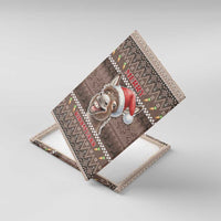 Donkey Christmas Canvas Wall Art Merry Kiss My Ass - Wonder Print Shop