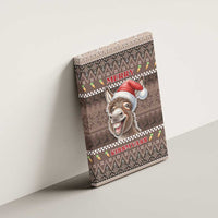 Donkey Christmas Canvas Wall Art Merry Kiss My Ass - Wonder Print Shop
