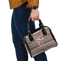 Donkey Christmas Shoulder Handbag Merry Kiss My Ass - Wonder Print Shop
