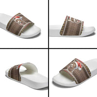 Donkey Christmas Slide Sandals Merry Kiss My Ass - Wonder Print Shop