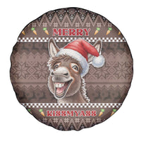 Donkey Christmas Spare Tire Cover Merry Kiss My Ass - Wonder Print Shop