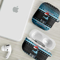 Cat Christmas AirPods Case It’s Fine I’m Fine Everything Is Fine - Wonder Print Shop