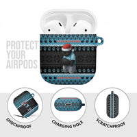 Cat Christmas AirPods Case It’s Fine I’m Fine Everything Is Fine - Wonder Print Shop
