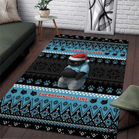 Cat Christmas Area Rug It’s Fine I’m Fine Everything Is Fine - Wonder Print Shop