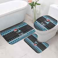 Cat Christmas Bathroom Set It’s Fine I’m Fine Everything Is Fine - Wonder Print Shop