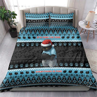 Cat Christmas Bedding Set It’s Fine I’m Fine Everything Is Fine - Wonder Print Shop