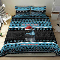 Cat Christmas Bedding Set It’s Fine I’m Fine Everything Is Fine - Wonder Print Shop