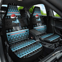 Cat Christmas Car Seat Cover It’s Fine I’m Fine Everything Is Fine - Wonder Print Shop