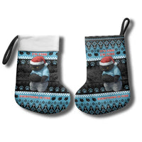Cat Christmas Stocking It’s Fine I’m Fine Everything Is Fine - Wonder Print Shop