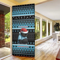 Cat Christmas Door Cover It’s Fine I’m Fine Everything Is Fine - Wonder Print Shop