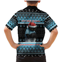 Cat Christmas Family Matching Mermaid Dress and Hawaiian Shirt It’s Fine I’m Fine Everything Is Fine - Wonder Print Shop