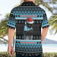 Cat Christmas Hawaiian Shirt It’s Fine I’m Fine Everything Is Fine - Wonder Print Shop