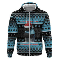 Cat Christmas Hoodie It’s Fine I’m Fine Everything Is Fine - Wonder Print Shop