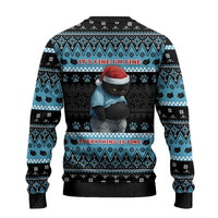 Cat Christmas Ugly Christmas Sweater It’s Fine I’m Fine Everything Is Fine - Wonder Print Shop