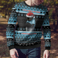 Cat Christmas Ugly Christmas Sweater It’s Fine I’m Fine Everything Is Fine - Wonder Print Shop